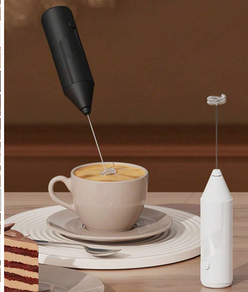 Portable Electric Milk Frother – Powerful Handheld Mini Mixer for Coffee